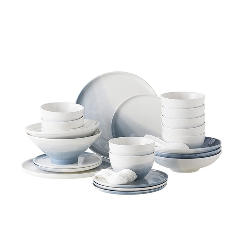 Light luxury bowl and plate set