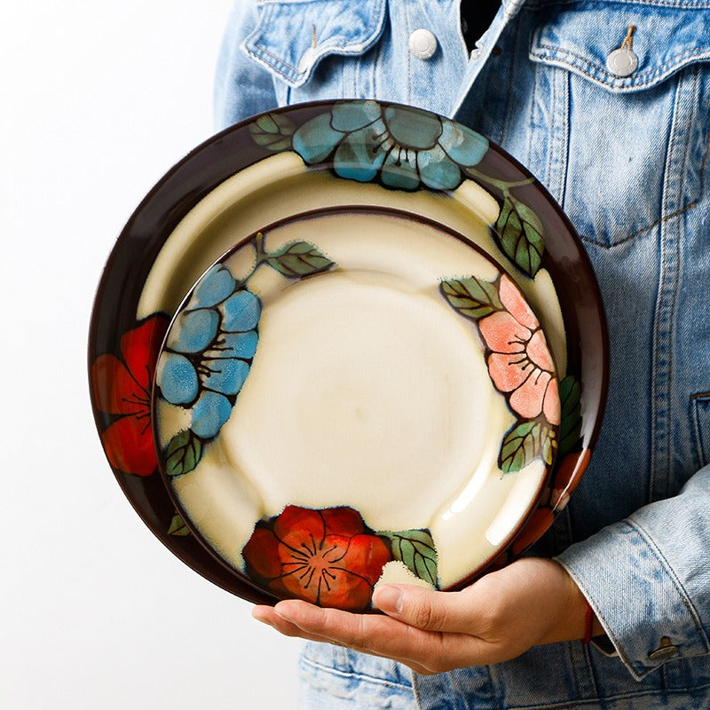 Underglaze tableware | Sea of flowers