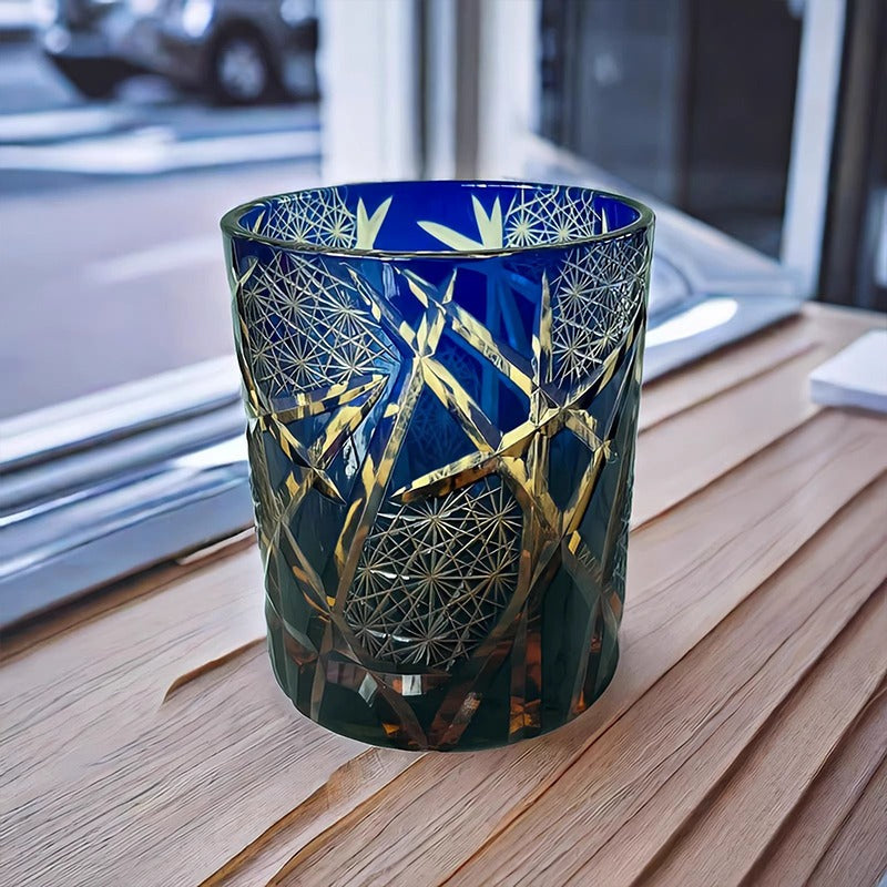 Edo Kiriko Glass | Moon Gardenia