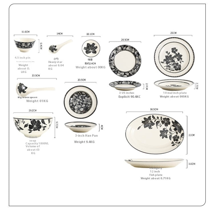 Underglaze dishes | Printing