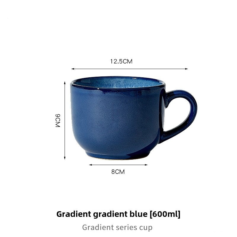 Gradient ceramic cup