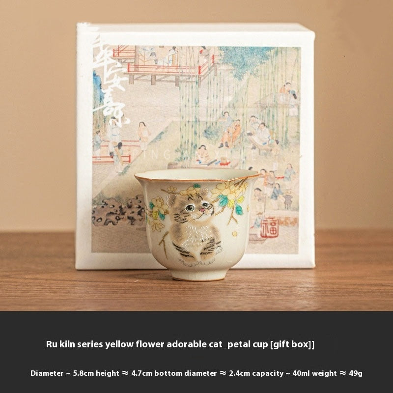 Ruyao Ceramic Cup | Cat