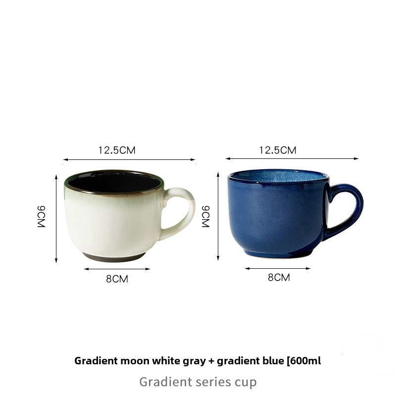 Gradient ceramic cup