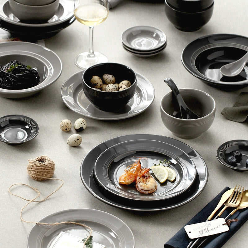 Creative Ceramic Tableware | Gold Thread