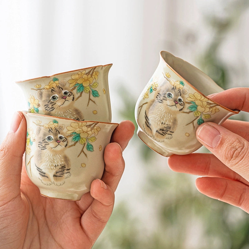 Ruyao Ceramic Cup | Cat