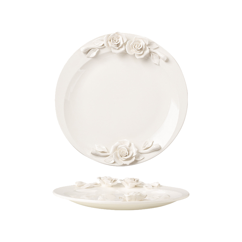 European relief bowls and plates |Camellia